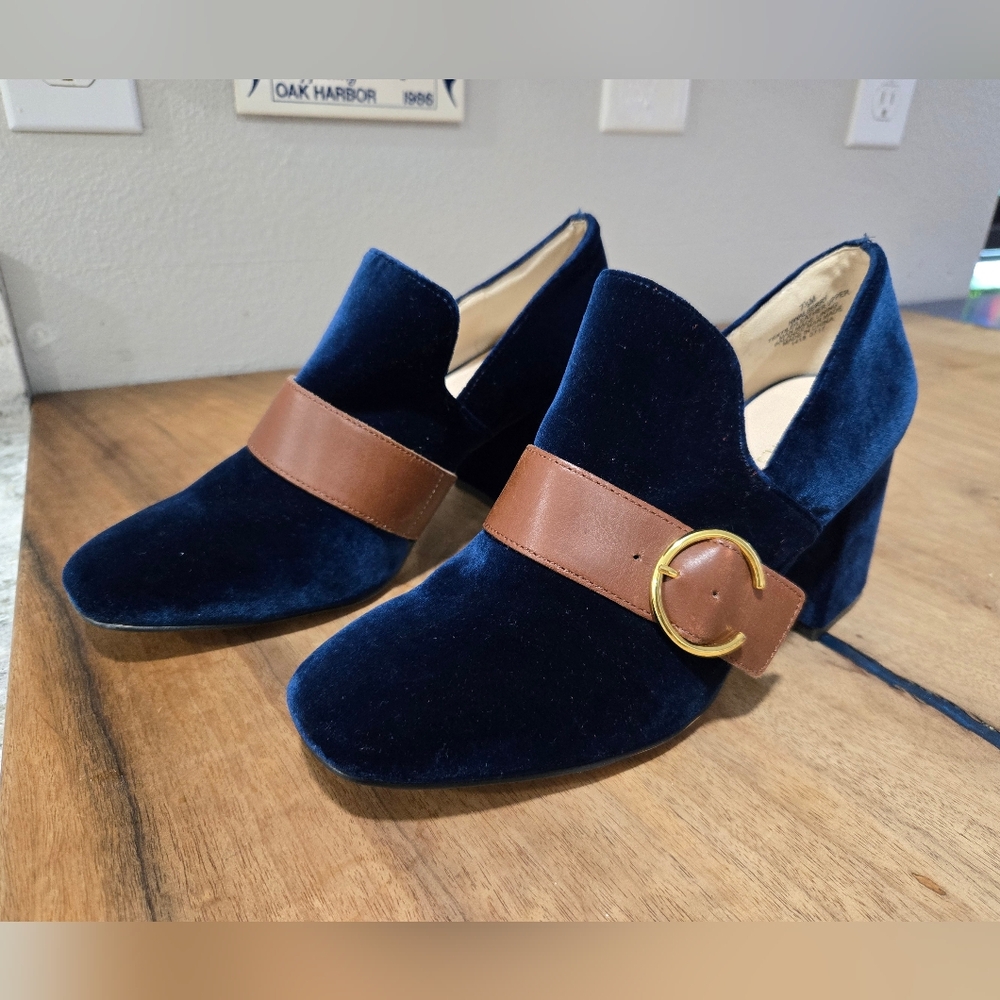 Nine West Alberry Velvet Heels